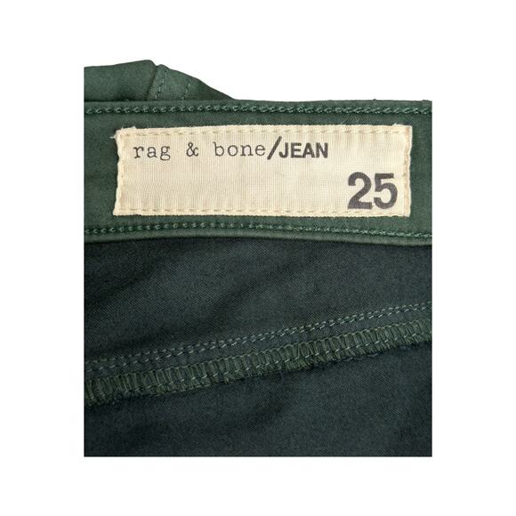 Rag & Bone Jeans Women 25 Legging Jegging Forest Green Ombre Skinny Cotton Modal - Picture 5 of 8